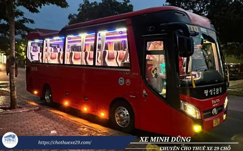Thuê xe 29 chỗ Thaco