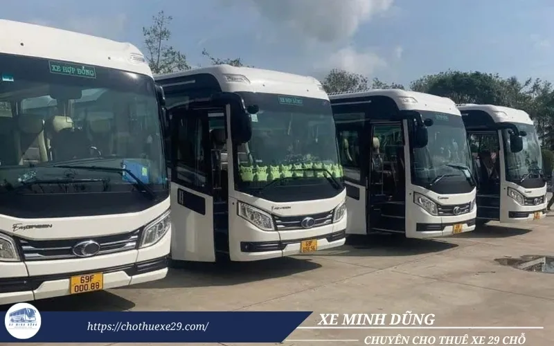Lưu ý khi thuê xe du lịch 29 chỗ tại TPHCM