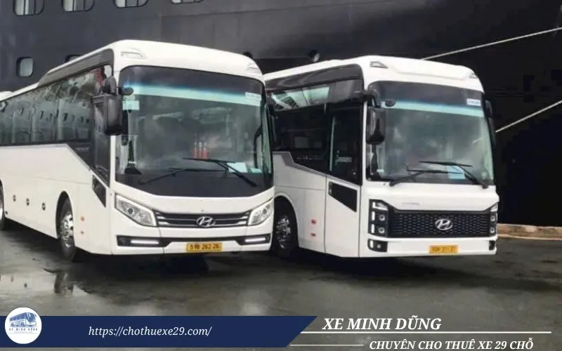 Lưu ý khi thuê xe du lịch 29 chỗ thỏa thuận giá