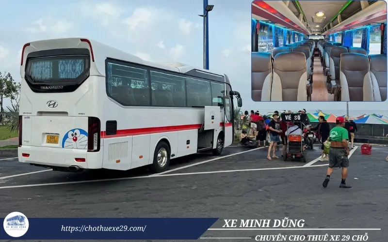 Thuê xe 29 chỗ Hyundai đi Châu Đốc