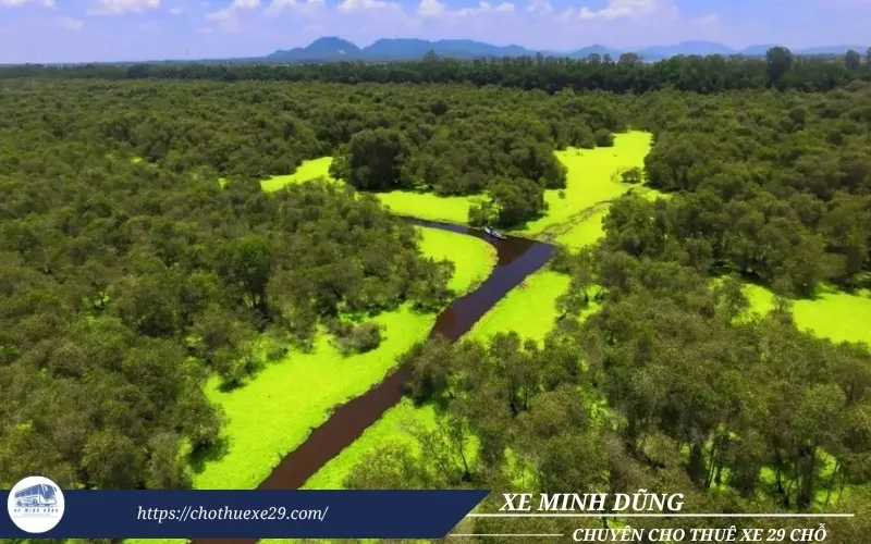 Cho thuê xe 29 chỗ đi Cà Mau tại TPHCM 38 Thuê xe đi Cà Mau tham quan Khu du lịch sinh thái Hương Tràm