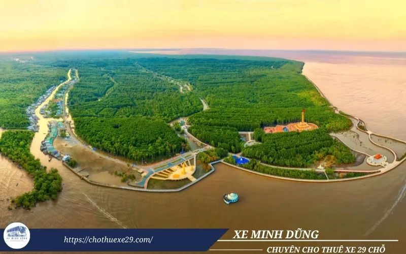 Cho thuê xe 29 chỗ đi Cà Mau tại TPHCM 28 Thuê xe đi Cà Mau tham quan Mũi Cà Mau