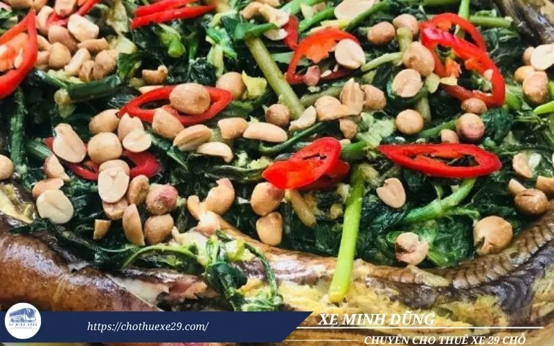 Cho thuê xe 29 chỗ đi Cà Mau tại TPHCM 46 Thuê xe đi Cà Mau thưởng thức Lươn um rau ngổ