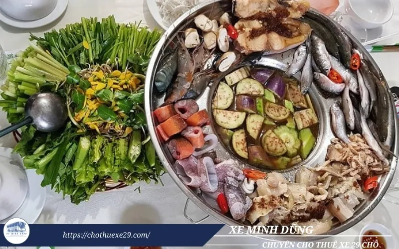 Cho thuê xe 29 chỗ đi Cà Mau tại TPHCM 42 Thuê xe đi Cà Mau thưởng thức Lẩu mắm U Minh
