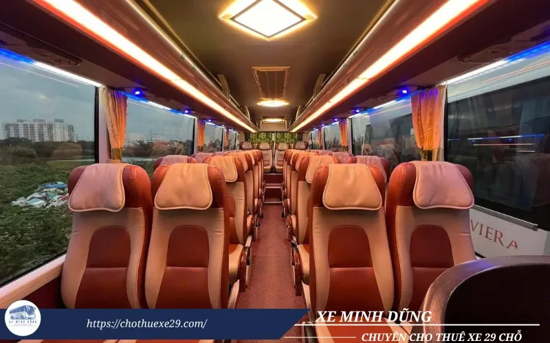 Thuê xe 29 chỗ Thaco Bình Dương