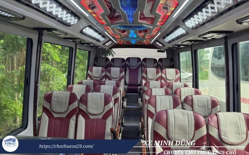 Thuê xe 29 chỗ đi Đồng Tháp Samco Felix