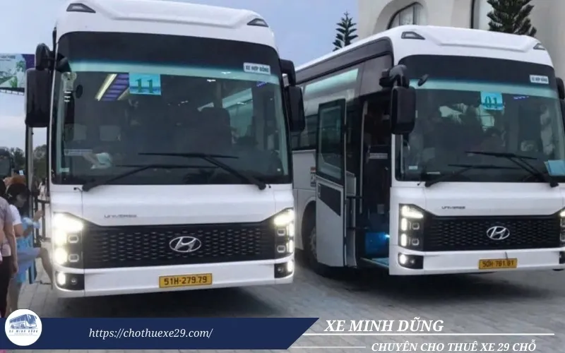 Thuê xe 29 chỗ đi Đồng Tháp giá rẻ