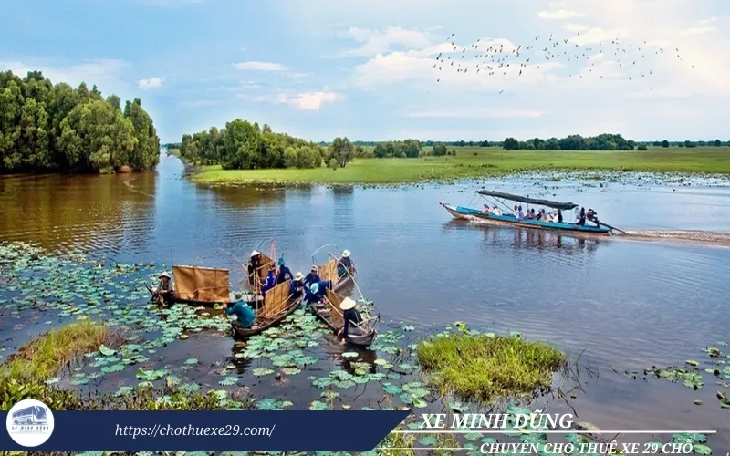 Thuê xe 29 chỗ đi Đồng Tháp tham quan Khu di tích Xẻo Quýt 
