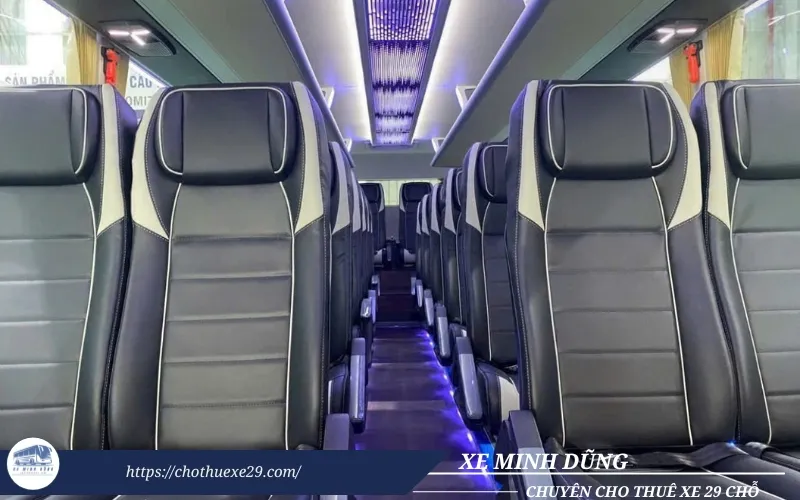 Thuê xe 29 chỗ đi Gia Lai