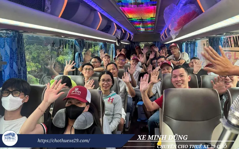 Thuê xe 29 chỗ đi Kon Tum 8 Thuê xe 29 chỗ đi Kon Tum xe tại TPHCM