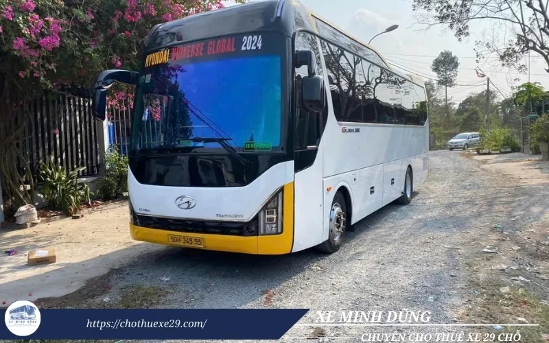 Cho thuê xe 29 chỗ đi long Hải