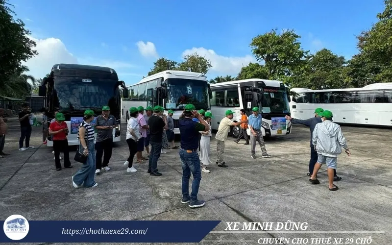 Giá thuê xe 29 chỗ đi long Hải