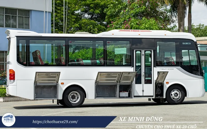 Thuê xe 29 chỗ Samco đi Cần Giờ